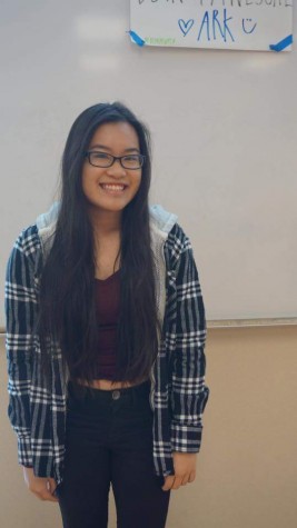 Christine Nguyen, a junior here at Wilcox, is passionate about spreading happiness and positivity to all students. 