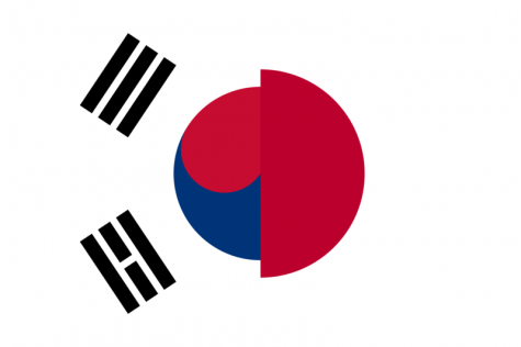 A combination of the South Korean and Japanese flag.