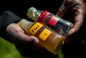 Flint water was greatly contaminated. (Credit: mlive.com)