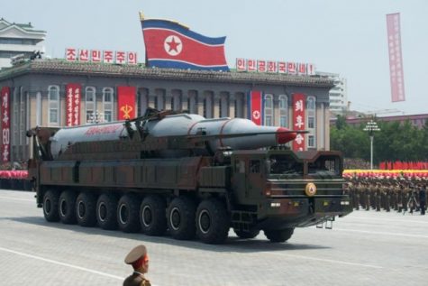 (Credit: Alice Slater) A missile is one of North Korea's many nuclear weapons. 