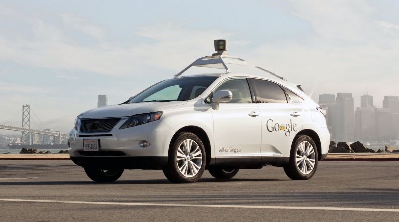 A newly developed model of Googles automated car as of August 2016.  