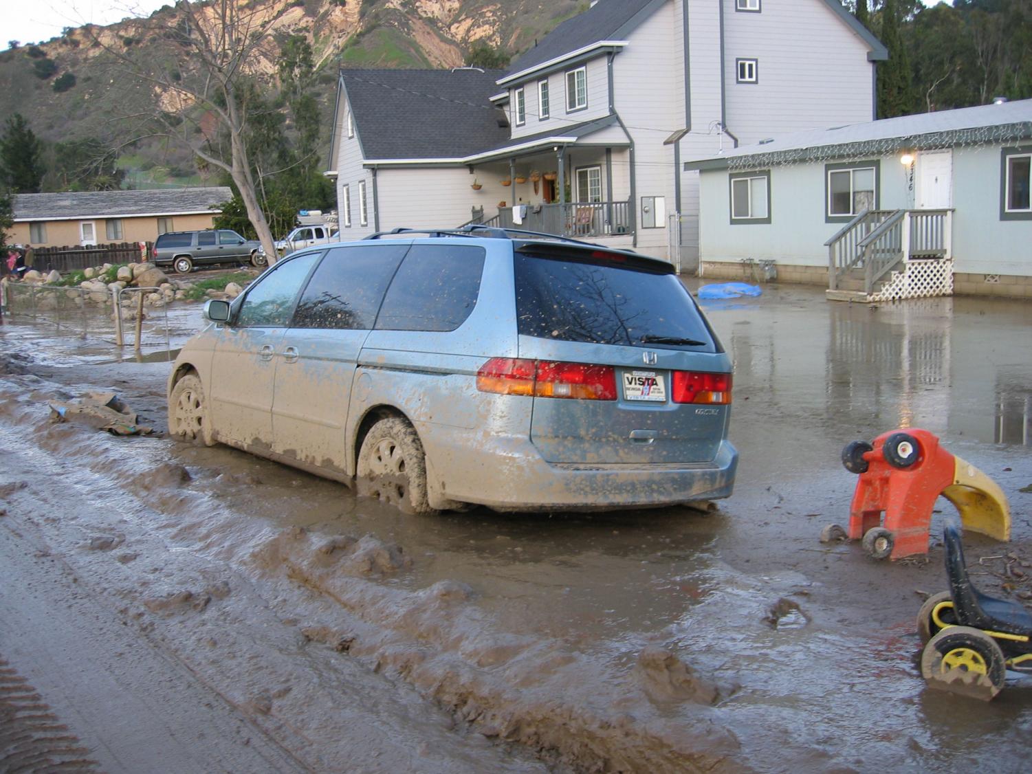 Courtesy of John Shea.
Immense damage was dealt to properties in range of the mudslides in California.