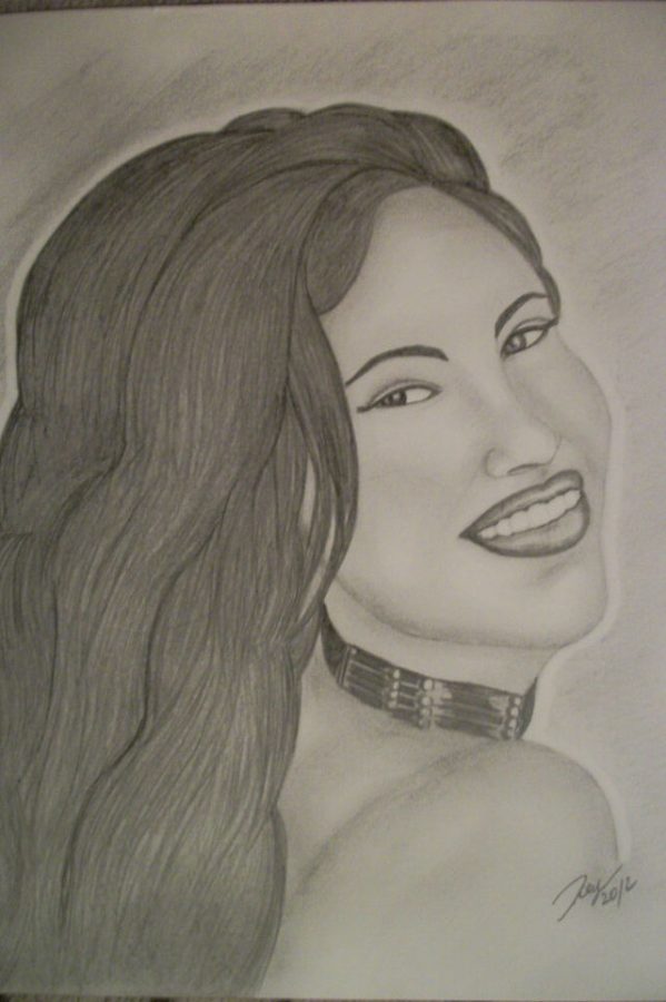 Drawing+of+Selena+Quintanilla-Perez+and+her+beautiful+smile+and+all+joy+in+her.+Courtesy+of+Wikimedia+commons.