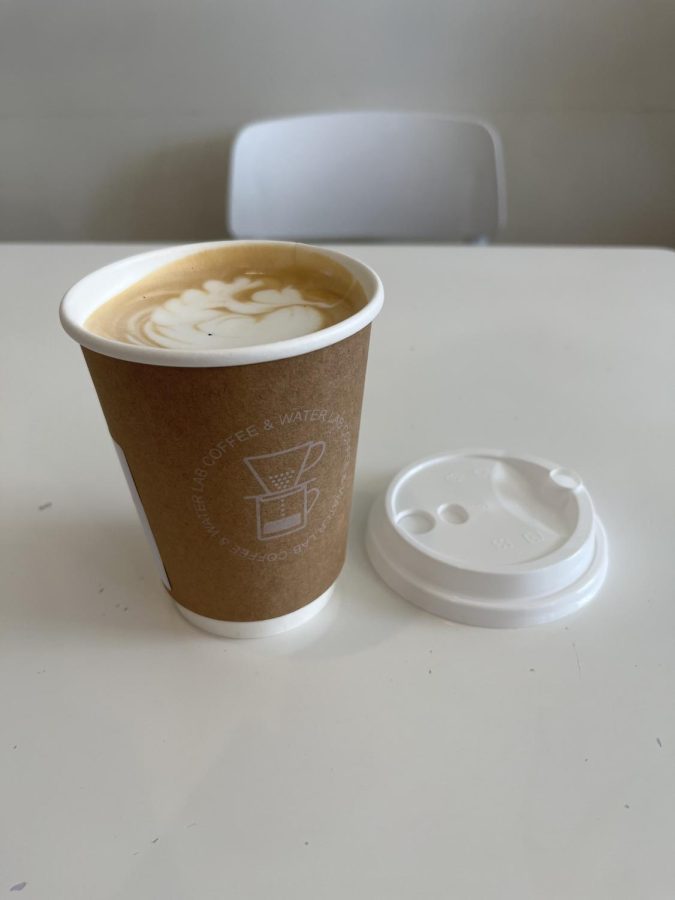 The Madagascar latte: a best seller and unique specialty at The Coffee and Water Lab.