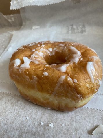 A delicious glazed donut from Stans just screams eat me! Not literally, that would be weird.