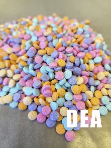 A picture of the rainbow pills that have recently been circulating popular childrens toys. Courtesy of Raw Pixel
