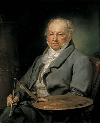 A self portrait of Goya