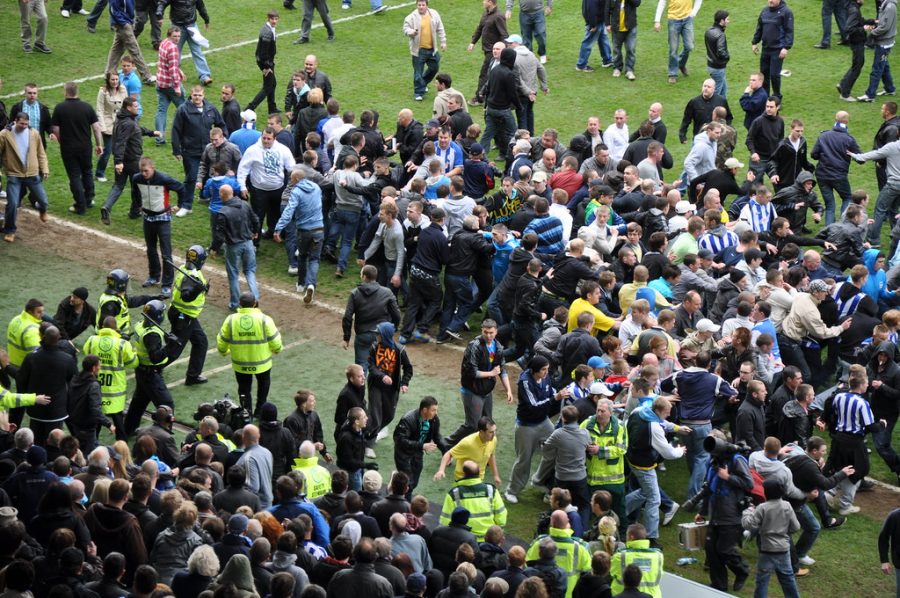 Riots at soccer matches are seen every now and then, but it's not often 125 people die. Courtesy of Ben Sutherland.