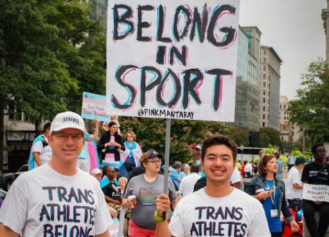 Support for trans athletes are expressed on the streets of Washington D.C. Courtesy of Ted Eytan.