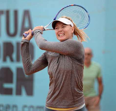 maria sharapova playing tennis. courtesy of Tatiana