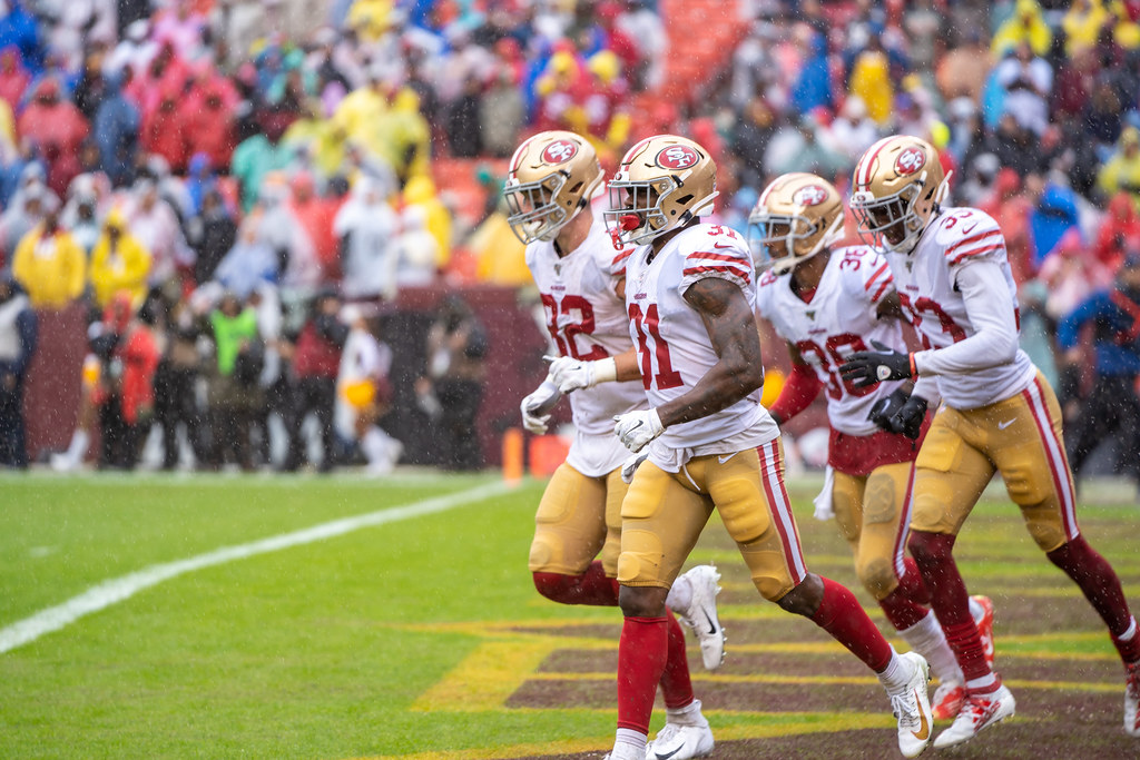 The San Francisco 49ers prepare for their game against the Washington Redskins. 