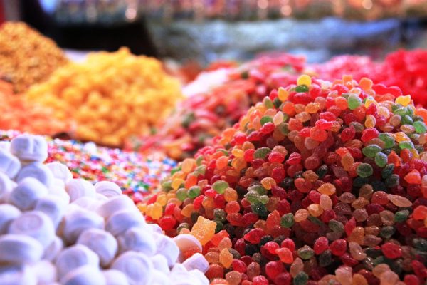 Lots of foods, such as candy, contain different chemicals that are banned in other countries