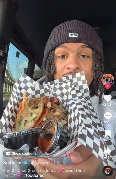 Former MMA fighter Keith Lee has gained over 15 million followers on TikTok for his food reviews. Courtesy of Keith Lee/TikTok
