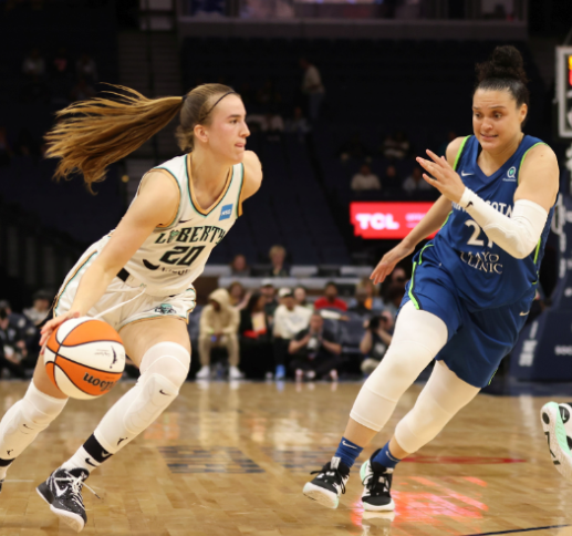 Sabrina Ionescu, two-time WNBA all-star, has gained recognition for her dazzling sharp-shooting skills. 