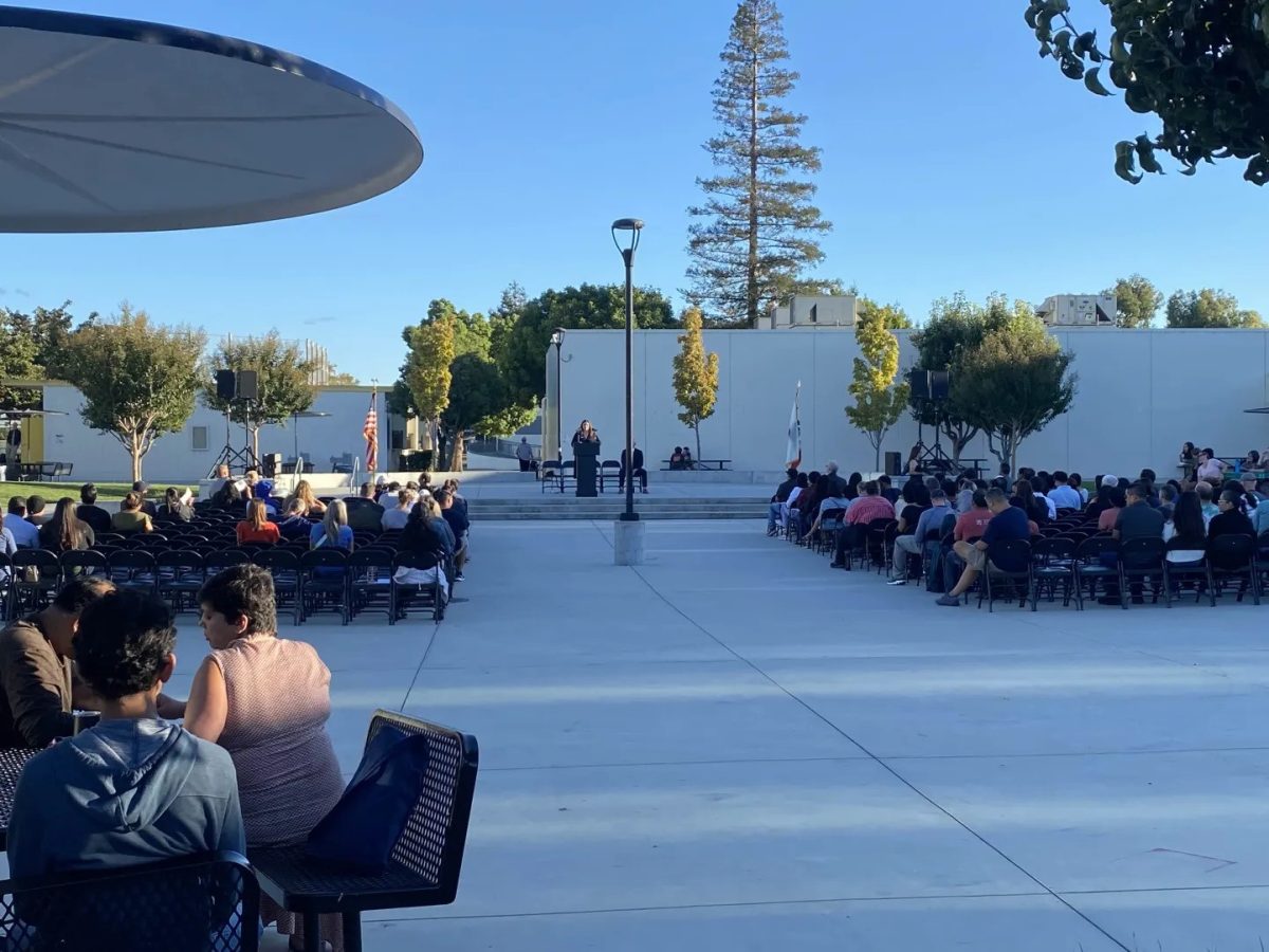 Principal Gonzalez gave an opening speech at this year's Back to School Night.

Courtesy of Yusuf Perwez