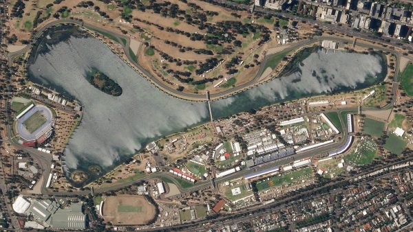 The Melbourne Grand Prix circuit