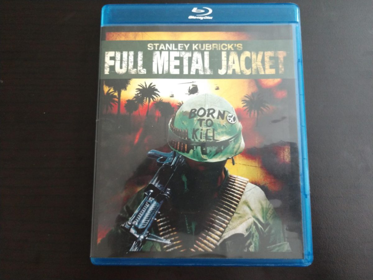 Photo of Full Metal Jacket Blu-ray disc.