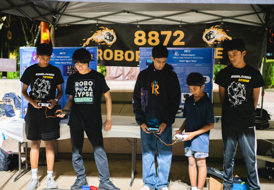 Wilcox robotics at an outreach event.