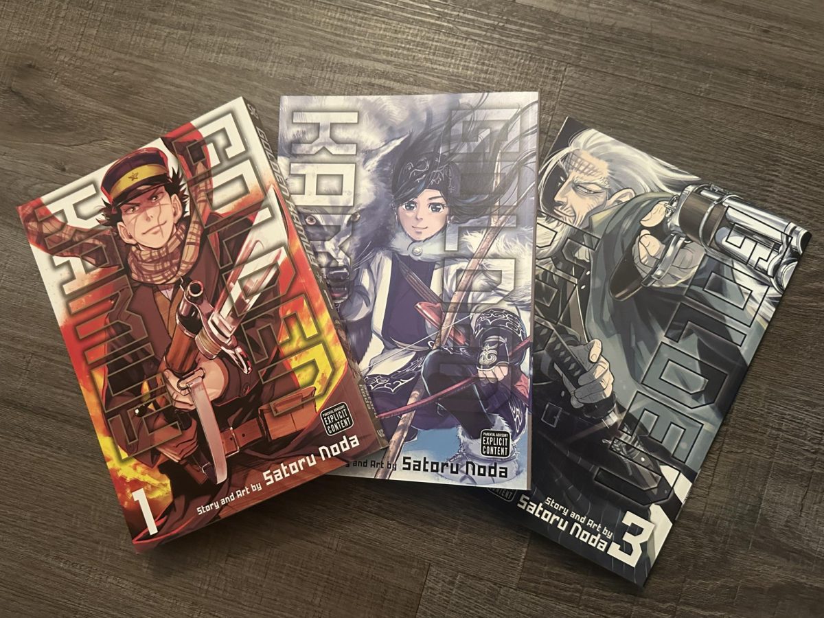 First three volumes of the Golden Kamuy manga