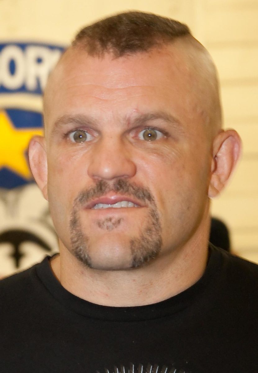 Former UFC fighter, Chuck Liddell, stares down the camera.