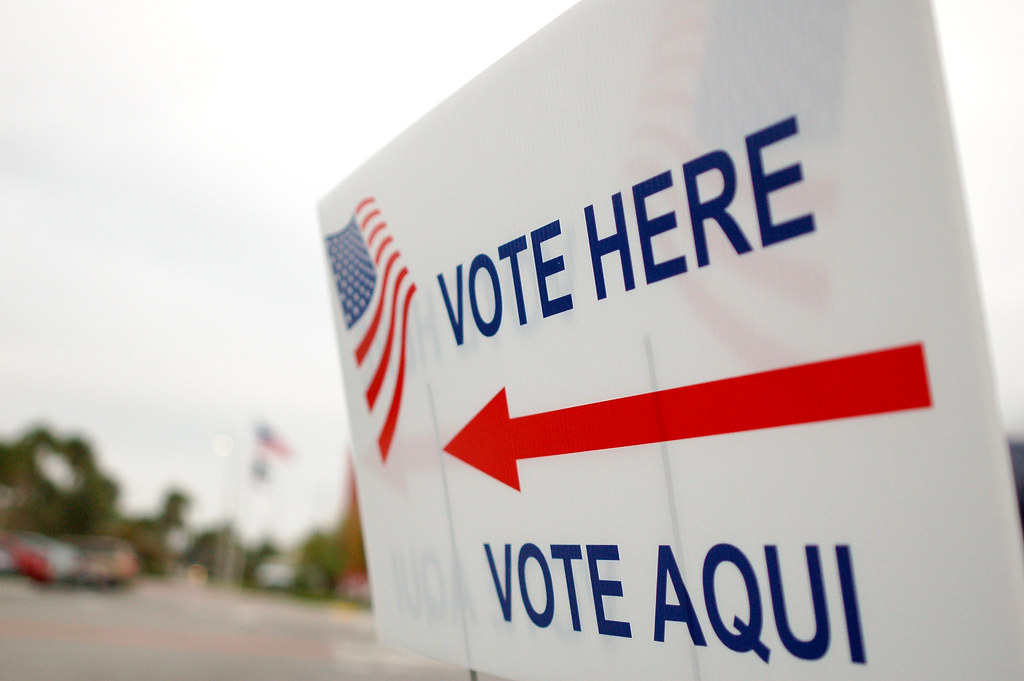 A sign from the 2008 general election in Ontario Florida.