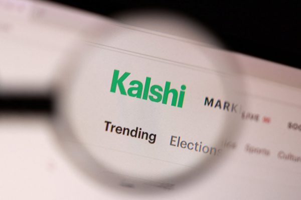Kalshi logo appears in this illustration.